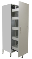 Шкаф металлический для химических реактивов ЛАБ-PRO ШМР5К 50.50.195, 500х500х1950 мм