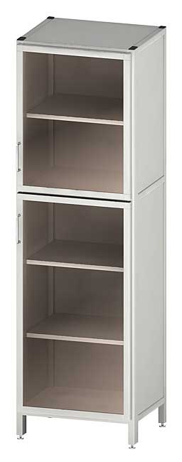 Шкаф металлический для посуды ЛАБ-PRO ШМП 60.50.195, 600х500х1950 мм
